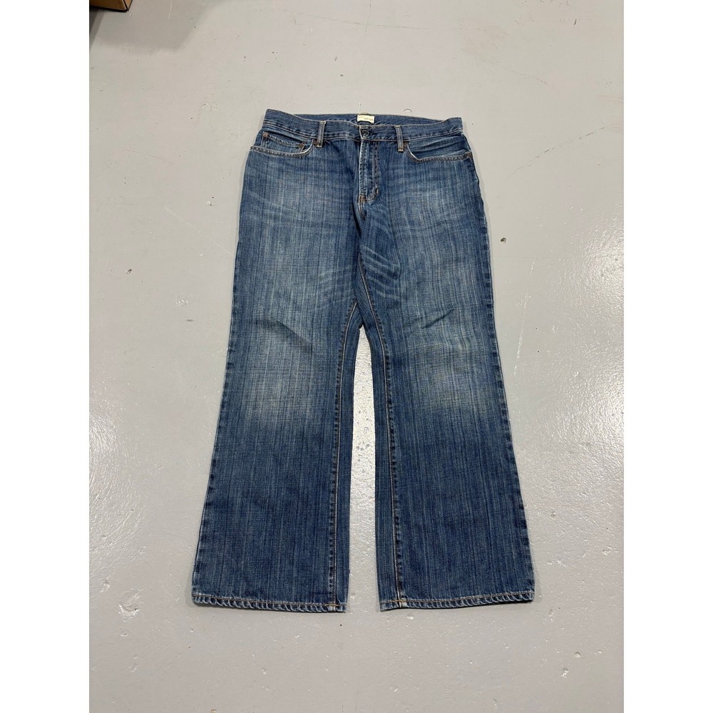 Y2K Vintage Gap Boot Fit Jeans Mens 34x30 Medium Wash Blue Denim Flare Leg